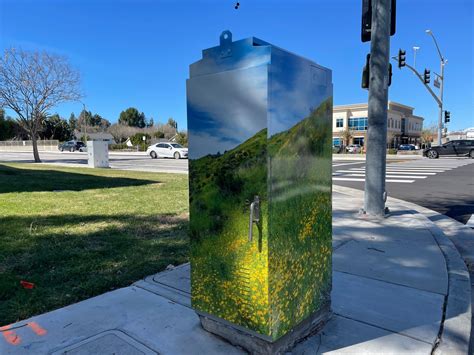 beautifying electric boxes with vinyl adhesive film|plastic wrap for utility box.